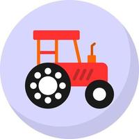 Tractor Vector Icon Design