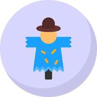 Scarecrow Vector Icon Design