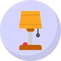 Floor Lamp Vector Icon Design