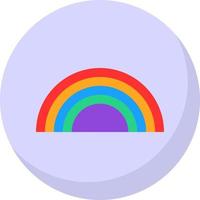 diseño de icono de vector de arco iris