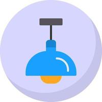 Hanging Lamp Vector Icon Design