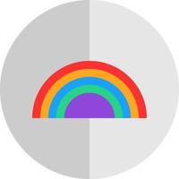 diseño de icono de vector de arco iris