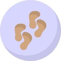 Footprint Vector Icon Design