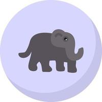 Mammoth Vector Icon Design