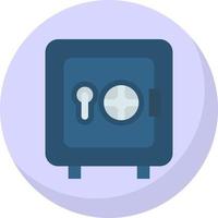 Safe Deposite Vector Icon Design