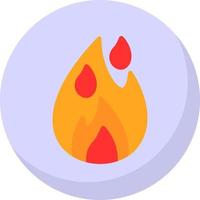 diseño de icono de vector de fuego