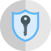 Private Key Vector Icon Design