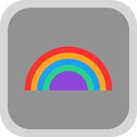 diseño de icono de vector de arco iris