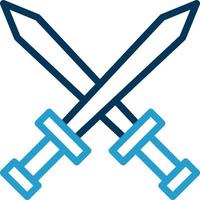 Swords Vector Icon Design