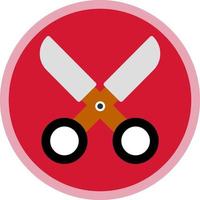 Scissors Vector Icon Design