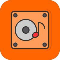 Music Album Vector Icon Design