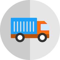 Cargo Truck Vector Icon Design