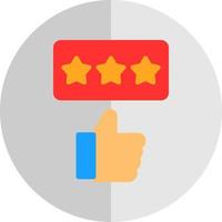 Rating Vector Icon Design