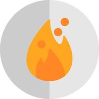 diseño de icono de vector de fuego