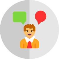 Conversation Vector Icon Design