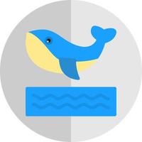 Whale Vector Icon Design