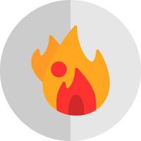 diseño de icono de vector de fuego