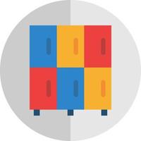 Locker Vector Icon Design