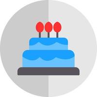 Birthday Cake Vector Icon Design