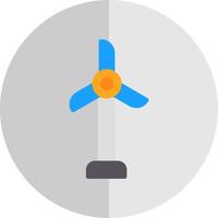 Wind Turbine Vector Icon Design