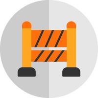 Road Block Vector Icon Design