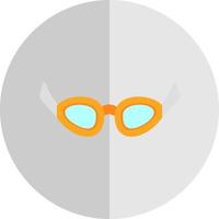 Swimming Glasses Vector Icon Design