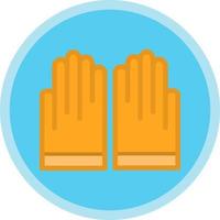 Hand Gloves Vector Icon Design