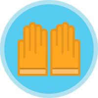 Hand Gloves Vector Icon Design