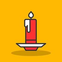 Candle Vector Icon Design