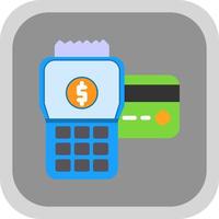 Pos Terminal Vector Icon Design