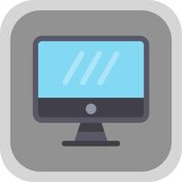 diseño de icono de vector de pantalla de monitor