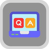 QA Vector Icon Design