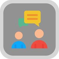 Conversation Vector Icon Design