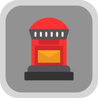 Postbox Vector Icon Design