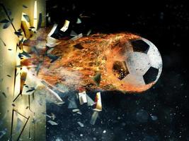 Soccer fireball power photo