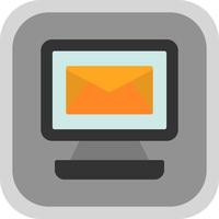 Electronic Mail Vector Icon Design