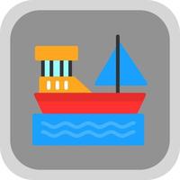 Boat Vector Icon Design