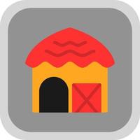 Hut Vector Icon Design