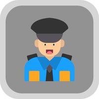 Policeman Vector Icon Design