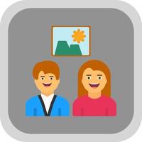 Visitor Vector Icon Design
