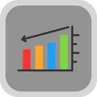 Pie Chart Vector Icon Design
