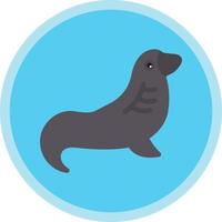 Seal Vector Icon Design