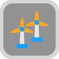 Windmill Vector Icon Design