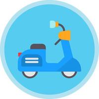 Scooter Vector Icon Design