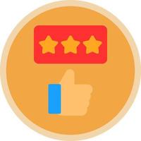 Rating Vector Icon Design