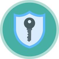 Private Key Vector Icon Design