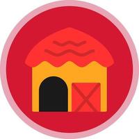 Hut Vector Icon Design