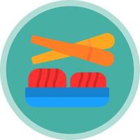 diseño de icono de vector de sushi