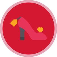 Female Footwear Vector Icon Design