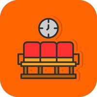 Waiting Area Vector Icon Design